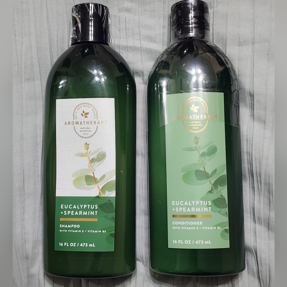 New! Bath & Body Works Eucalyptus Spearmint Shampoo and Conditioner Set